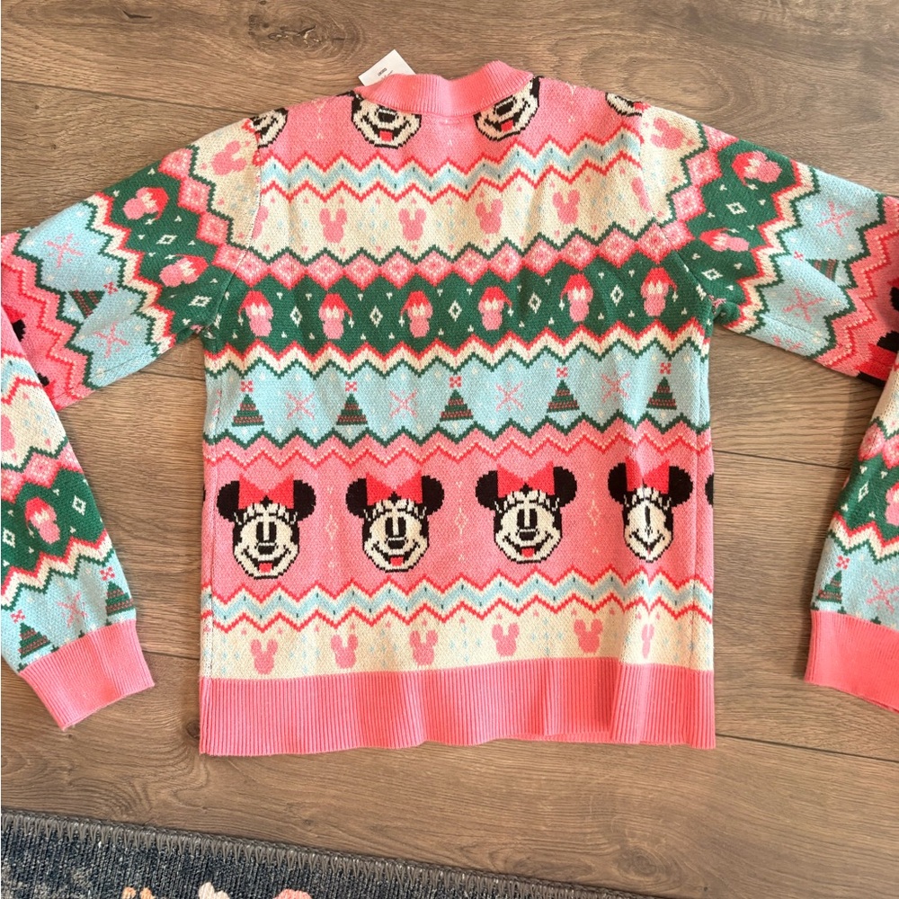 Disney Pink and Green Kids Sweater - Picture 11 of 14